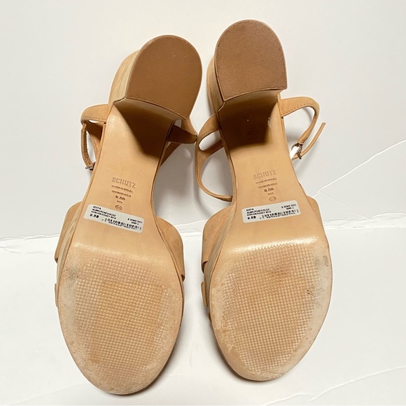 SCHUTZ  NUDE SANDALS - Picture 8 of 14